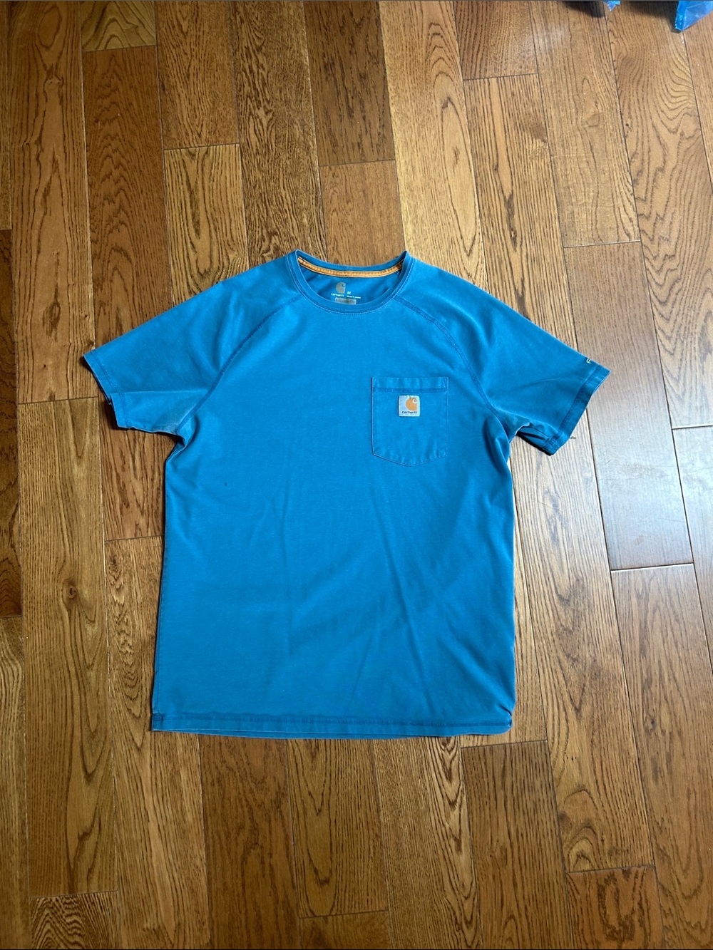 Carhartt Teal Short-Sleeve Pocket Tee